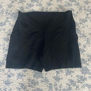 Lululemon Align High Rise Short 6” With Pockets Black Size 12